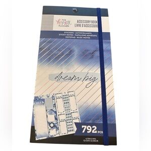 The Happy Planner Dream Big Blue Tones Accessory Book